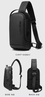 کوله تک بند حرفه ای ضد آب دارای USB بنج BG-7221