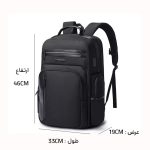 کوله پشتی ضد آب یو اس بی دار بنج مناسب تبلت و لپ تاپ تا 15.6 اینچ BG-2602