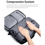 کوله پشتی مسافرتی لپ تاپ 15.6 اینچ با ظرفیت بزرگ 37 لیتر بنج Bange BG-3028 | قفل TSA و قابل ارتقا