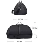 کیف باشگاه حرفه‌ای با قابلیت جدا سازی وسایل Bange BG-77178 | قفل دیجیتال