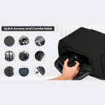 کوله پشتی دوربین ظرفیت بزرگ Bange BG-7277-15 | بازشو 180 درجه و محفظه سه پایه