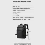 کوله پشتی کوهنوردی ظرفیت ۳۶ لیتر مدل BANGE FW-230 | بدنه ۱۰۰٪ ضدآب